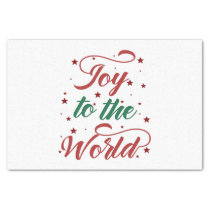 joy to the world tissue paper