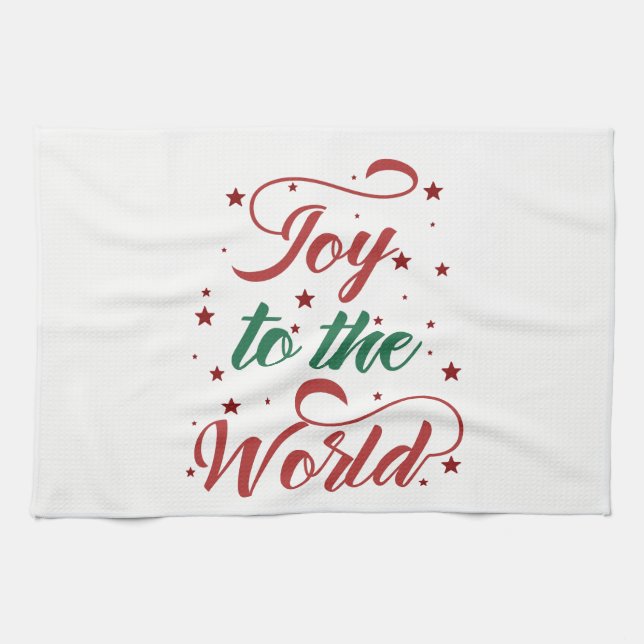 joy to the world towel (Horizontal)