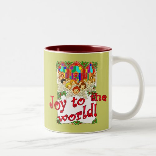 Joy to the World Two_Tone Coffee Mug