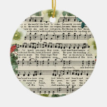 Joy to the World Vintage Christmas Sheet Music