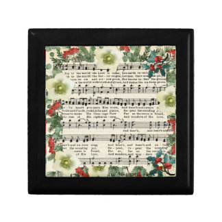 Joy to the World Vintage Christmas Sheet Music Gift Box