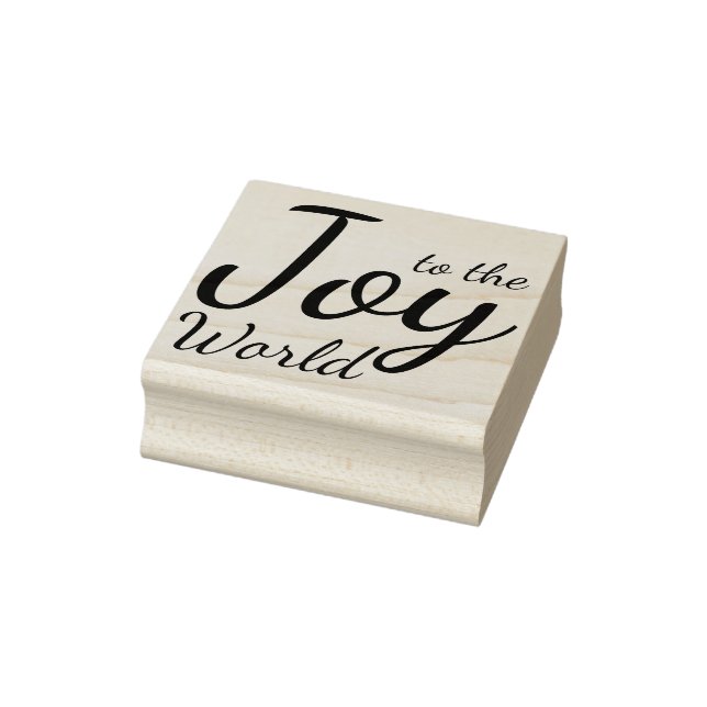 Joy to the World Wood Stamp (Stamp)