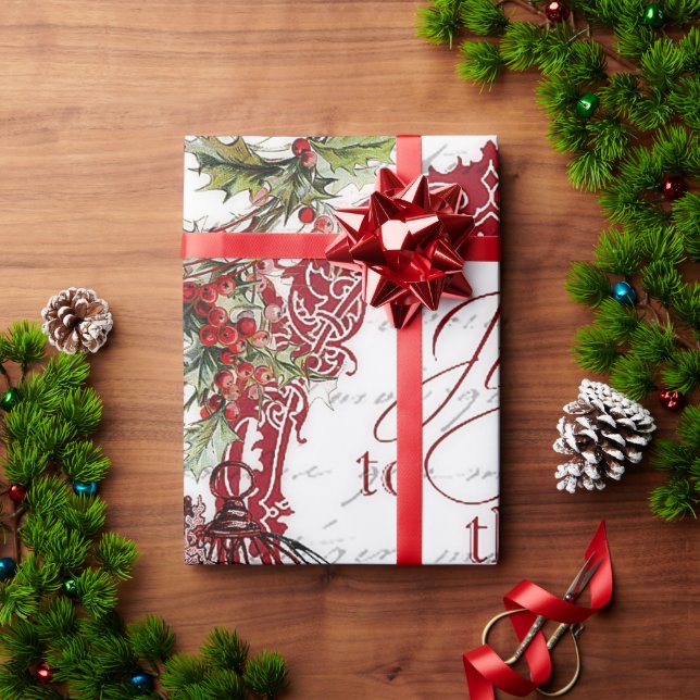 Joy to the world wrapping paper (Holiday Gift)