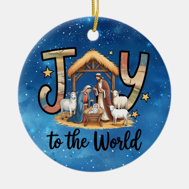 Joy To World Ornament (Front)