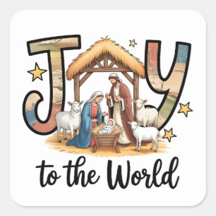 Joy To World Stickers