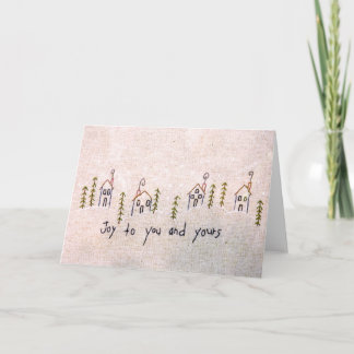 Joy to you and yours holiday card