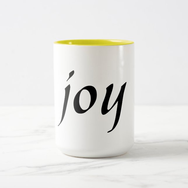 joy Two-Tone coffee mug (Center)