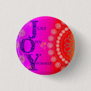 JOY Vibrant Pinback Button