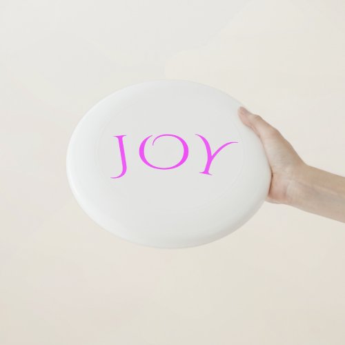 Joy Wham_O Frisbee Custom Text Font Color Size