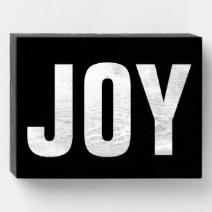 JOY Wood Box Sign