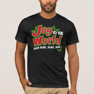 Joy World Blah Blah Dark Bella Canvas T-Shirt