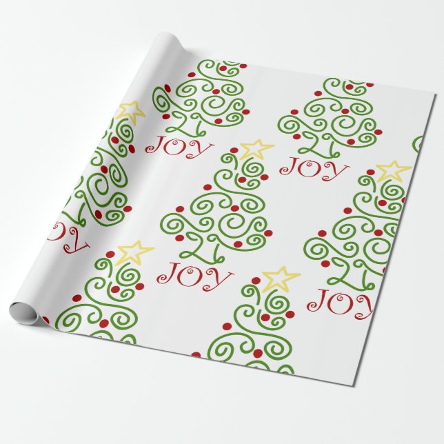 Joy Wrapping Paper (Unrolled)