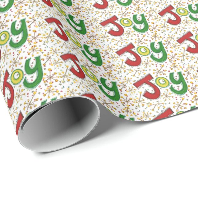 "Joy" wrapping paper (Roll Corner)