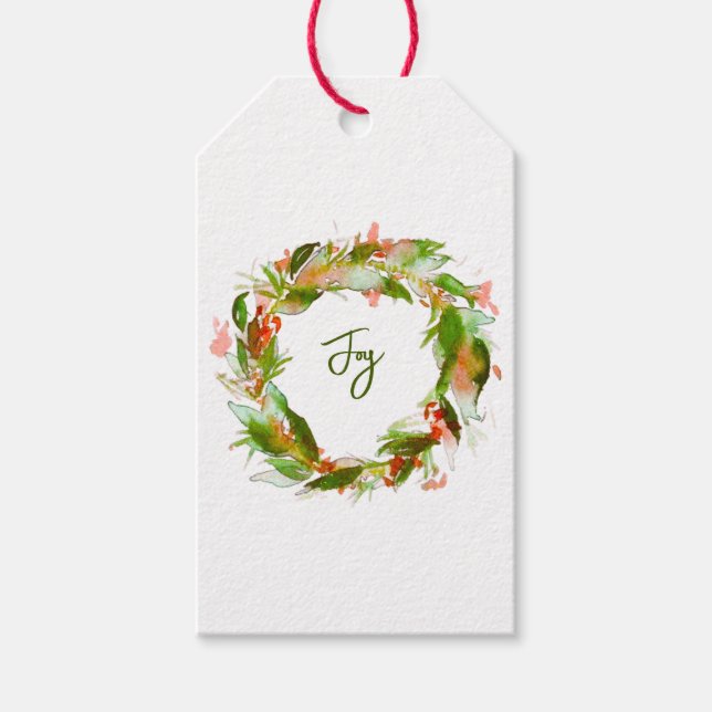 Joy Wreath Tag (Front)