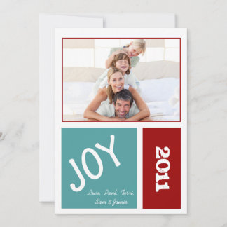 Joy Your Photo Christmas Card