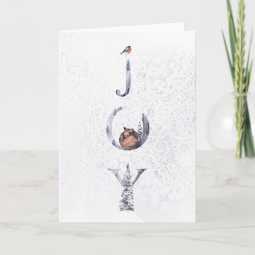 Joy Yule Greeting Card