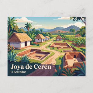 Joya de Cerén El Salvador Postcard