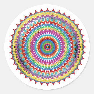 Joyburst mandala clipart  classic round sticker