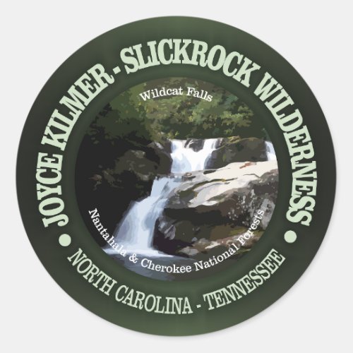 Joyce Kilmer_Slickrock Wilderness Classic Round Sticker