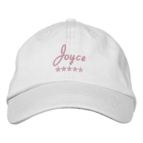 Joyce Name Embroidered Baseball Cap