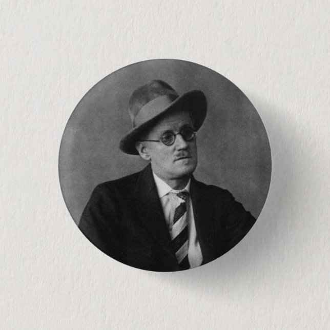 joyce pinback button (Front)