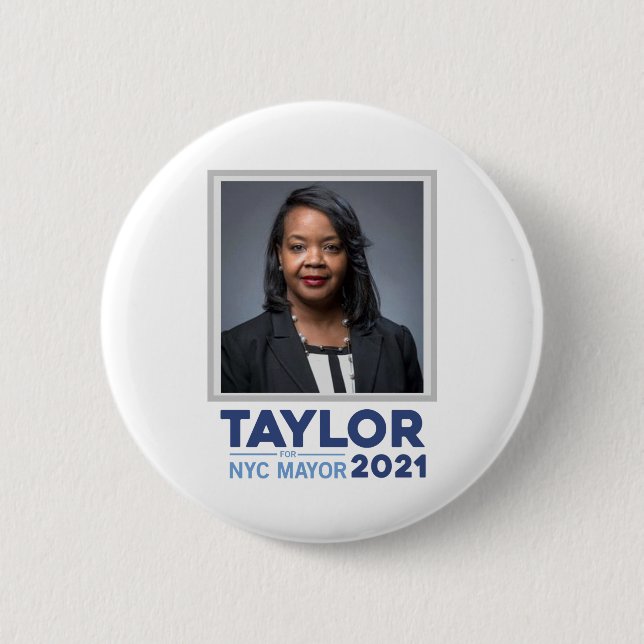 Joycelyn Taylor for NYC Mayor 2021 Button (Front)