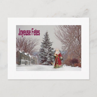 Joyeu Noel Holiday Postcard