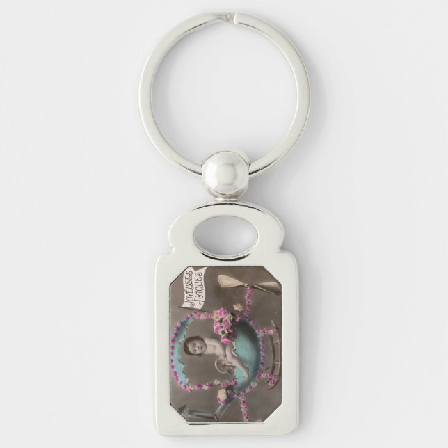 Joyeuse Paques Keychain (Front)