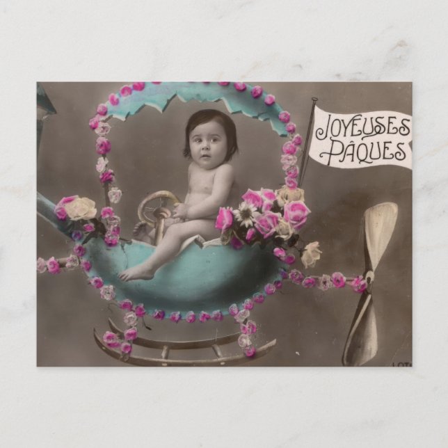 Joyeuse Paques Postcard (Front)