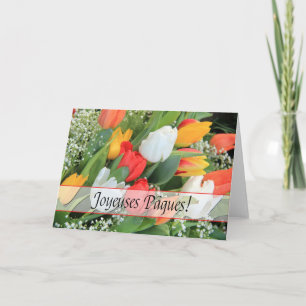 Joyeuses Pâques French Happy Easter Holiday Card
