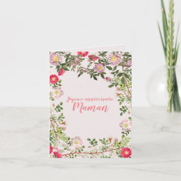 Joyeux anniversaire bouquet de fleurs card