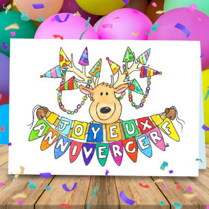 Joyeux Anniversaire - french greeting Card