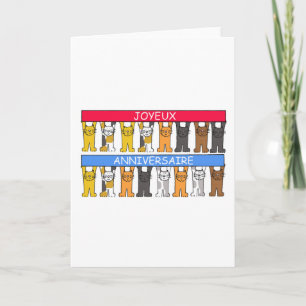 Joyeux Anniversaire French Happy Birthday Card