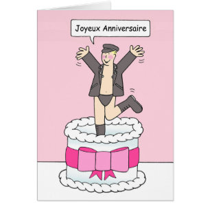 Joyeux Anniversaire Gay French Birthday Humor Cards