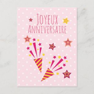 Joyeux anniversaire penguin French birthday card with text in French  language (Joyeux anniversaire, happy birthday in French, carte  d'anniversaire) 