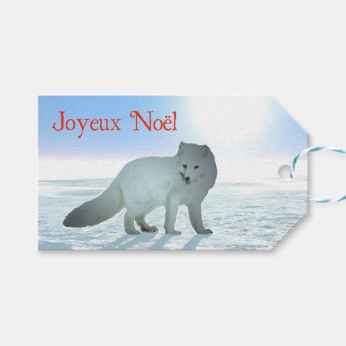Joyeux Noёl _ Arctic Fox Gift Tags