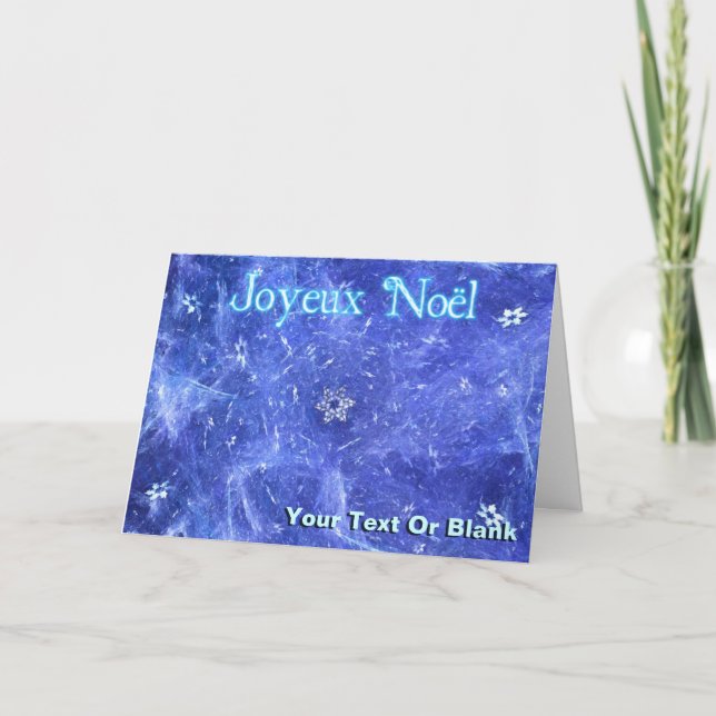 Joyeux Noёl - Blizzard Holiday Card (Front)