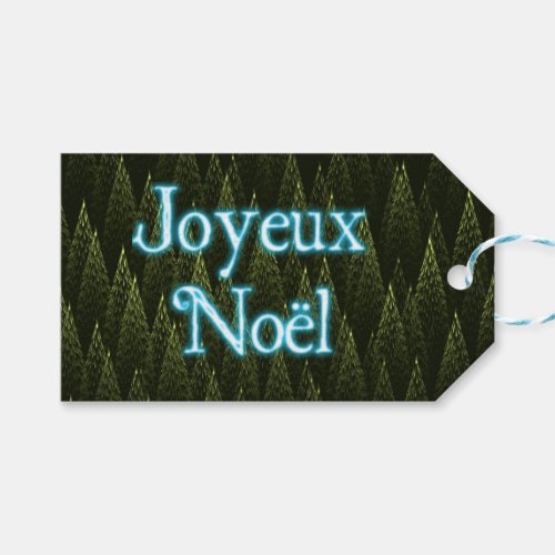 Joyeux Noёl _ Conifers Gift Tags