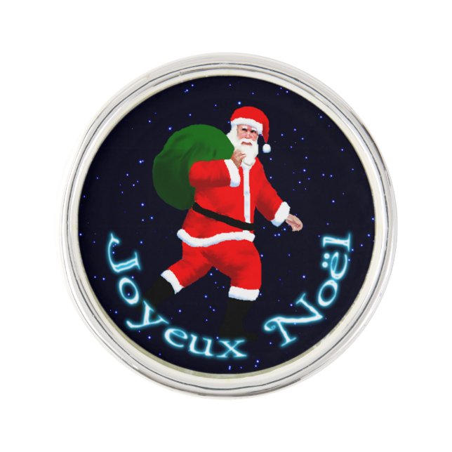 Joyeux Noёl - Santa Claus Pin (Front)