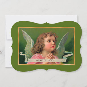 Joyeux Noel Angel Card or Invitation