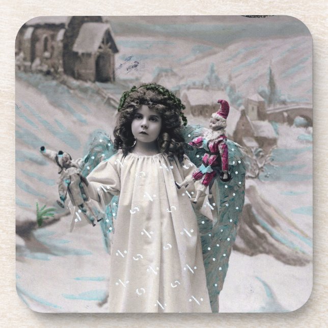 Joyeux Noel  Beverage Coaster (Front)