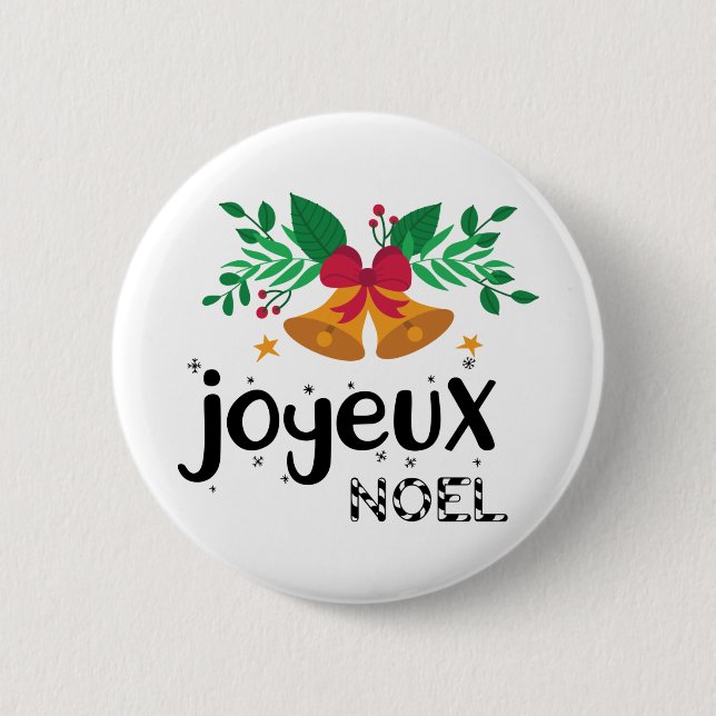 Joyeux Noel Button (Front)