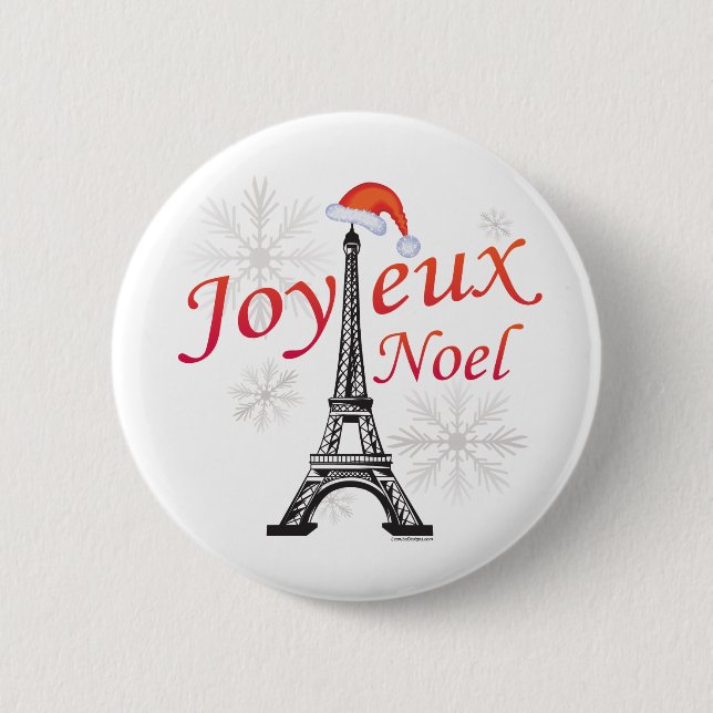 Joyeux Noel Button (Front)