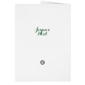 Joyeux Noel Cadre decoratif Photo Carte de Voeux (Back)