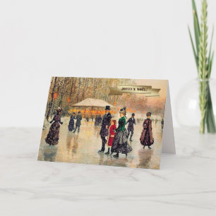 Joyeux Noël. Christmas Cards in French
