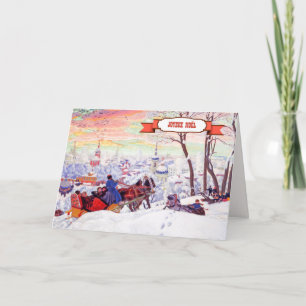 Joyeux Noël. Christmas Cards in French