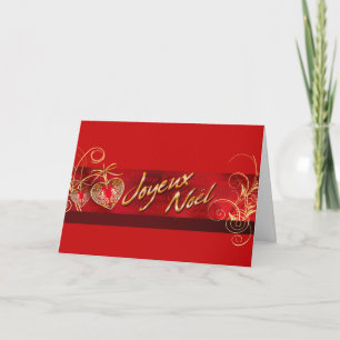 Joyeux Noël Christmas Holiday Card