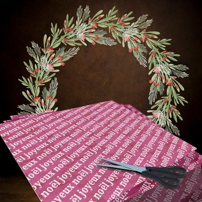 Joyeux Noël Christmas  Tissue Paper (Creator Uploaded)