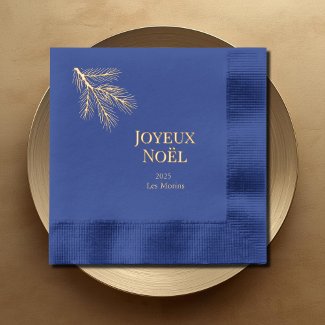Joyeux Noel - delicate pine branches 