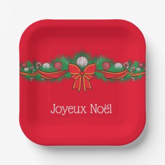  Joyeux Noël  - festive red  